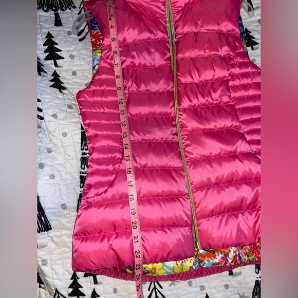 🦋 NWT Lilly Pulitzer Allie packable vest Capri pink style 86847 size small - Picture 11 of 13